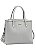 Bolsa Mini Tramas - Alça de Mão - Cinza - Chenson 3485331 - Imagem 1