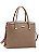 Bolsa Mini Tramas - Alça de Mão - Marrom - Chenson 3485331 - Imagem 2