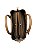 Bolsa Monograma Elemento Gráfico - Alça de Mão - Café - Chenson 3485387 - Imagem 3