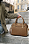 Bolsa Elemento Gráfico - Alça de Mão - Chenson 3485610 - Café - Imagem 3