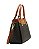 Bolsa Elemento Gráfico - Alça de Mão - Chenson 3485610 - Café - Imagem 2