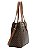 Bolsa Tote New Elemento Gráfico - Alça de Ombro - Chenson 3485621 - Café - Imagem 2