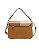 Bolsa Média Patchwork Classico - Alça de Mão - Chenson 3485678 - Marrom - Imagem 4