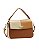 Bolsa Média Patchwork Classico - Alça de Mão - Chenson 3485678 - Marrom - Imagem 1