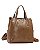 Mochila Feminina vira Bolsa - Boho Chic - Alça de Mão - Chenson 8485700 - Natural - Imagem 1