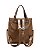 Mochila Feminina vira Bolsa - Boho Chic - Alça de Mão - Chenson 8485700 - Natural - Imagem 3