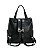 Mochila Feminina vira Bolsa - Boho Chic - Alça de Mão - Chenson 8485700 - Preto - Imagem 3