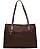 Bolsa Tote Microfiber - Alça de Ombro - Chenson 3185450 - Café - Imagem 3