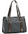 Bolsa Tote Microfiber - Alça de Ombro - Chenson 3185450 - Chumbo - Imagem 1