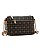 Bolsa Tipo Crossbody Monograma Delicado - Alça Transversal - Chenson 3485480 - Café - Imagem 1