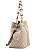 Bolsa Tipo Bucket Monograma Elegance - Alça de Mão - Chenson 3485501 - Bege - Imagem 2