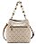 Bolsa Tipo Bucket Monograma Elegance - Alça de Mão - Chenson 3485501 - Bege - Imagem 3