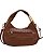 Bolsa Tipo Hobo Minimalista - Alça de Mão - Chenson 3485580 - Marrom - Imagem 4