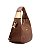 Bolsa Tipo Hobo Minimalista - Alça de Mão - Chenson 3485580 - Marrom - Imagem 3
