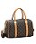 Bolsa Baú Grande - Monograma Elegance - Alça de Mão - Chenson 3485496 - Café - Imagem 2
