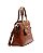 Bolsa Clássica New Croco - Alça de Mão - Chenson 3485577 - Marrom - Imagem 3