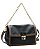Bolsa Detalhe Monograma - Alça de Ombro - Chenson 3485545 - Preto - Imagem 1