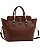 Bolsa Tipo Tote Atemporal - Alça de Mão - Chenson 3485574 - Café - Imagem 3