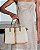 Bolsa Tipo Satchel Clássico Contemporâneo - Alça de Mão - Chenson 3485655 - Nude - Imagem 1