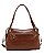 Bolsa Hobo Casual - Alça de Ombro - Chenson 3485939 Café - Imagem 3