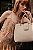 Bolsa Satchel Classica - Tramas - Alça de Mão - Chenson 3485955 Bege - Imagem 1