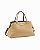 Bolsa Satchel Croco - Alça de mão - Chenson 3485959 Bege - Imagem 1