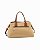 Bolsa Satchel Croco - Alça de mão - Chenson 3485959 Bege - Imagem 2