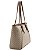 Bolsa Shopper de Ombro Elemento Gráfico - Chenson 3486012 Bege - Imagem 3