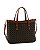 Bolsa Shopper Elemento Gráfico - Alça de mão - Chenson 3485888 Café - Imagem 2