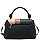 Bolsa Satchel Patchwork - Alça de Mão - Chenson 3485933 Preto - Imagem 4