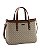 Bolsa Shopper Elemento Gráfico - Alça de mão - Chenson 3485888 Bege - Imagem 1