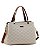 Bolsa Tote Clássica - Elemento Gráfico - Alça de Mão - Chenson 3485881 Bege - Imagem 1