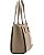 Bolsa Tote de Ombro Patchwork - Chenson 3485931 Natural - Imagem 2