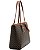Bolsa Shopper de Ombro Elemento Gráfico - Chenson 3486012 Café - Imagem 2