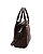 Bolsa Tote Contrastes - Alça de Mão - Chenson 3485924 Café - Imagem 3