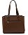 Bolsa Tote de Ombro Patchwork - Chenson 3485931 Café - Imagem 4