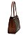 Bolsa Tote Elemento Gráfico - Alça de Ombro -Chenson 3485883 Café - Imagem 2