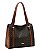 Bolsa Tote Elemento Gráfico - Alça de Ombro -Chenson 3485883 Café - Imagem 1