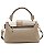Bolsa Satchel Patchwork - Alça de Mão - Chenson 3485933 Natural - Imagem 5