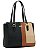 Bolsa Tote de Ombro Patchwork - Chenson 3485931 Preto - Imagem 1