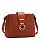 Bolsa Transversal Crossbody - Casual Chic - Chenson 3485906  Café - Imagem 1