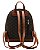 Mochila Feminina Elemento Gráfico - Chenson 8485875 Café - Imagem 5
