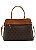 Bolsa Tote - Chic Elemento Gráfico - Chenson 3485782 Café - Imagem 5