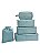 Kit Necessaire Organizador Mala de Viagem 5 peças Republic Vix 0734259 Verde - Imagem 1
