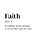 Poster de frase Faith - Imagem 2