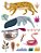 Kit de Adesivos de Parede Fauna - Imagem 3
