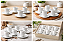 Conjunto com 6 Xícaras café/Pires Genova Em Porcelana 70ml - Imagem 4