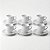 Conjunto com 6 Xícaras café/Pires Genova Em Porcelana 70ml - Imagem 3