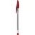 Caneta Esferográfica Cristal Dura + 1.0mm Vermelho Bic CX 50uni - Imagem 3