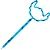 Esferográfica 1.0mm Face Stitch Azul Molin - Imagem 1